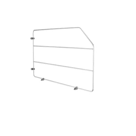 Rev-A-Shelf Steel, Chrome, 0.75 in W, 12 in H, 20 in D, 19.66 in L, Silver 597-12CR-52
